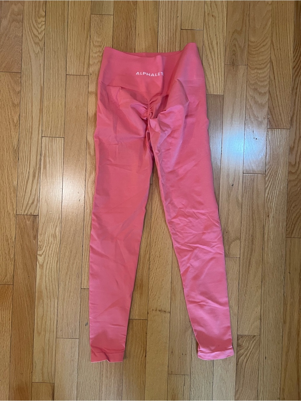 Alphalete Women's Coral Pink High-Rise Leggings
